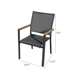 Ensemble de salle à manger d'extérieur Catania 11 pièces en aluminium gris foncé avec sac de rangement couleur étain - Non disponible