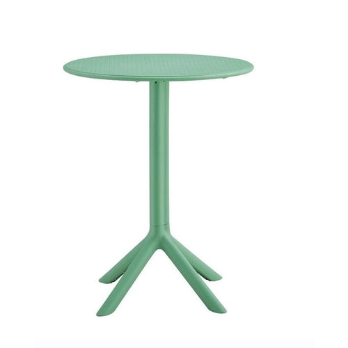 Ensemble bistro d'extérieur 3 pièces, 2 chaises empilables et 1 table, en résine durable pour balcon, terrasse, jardin