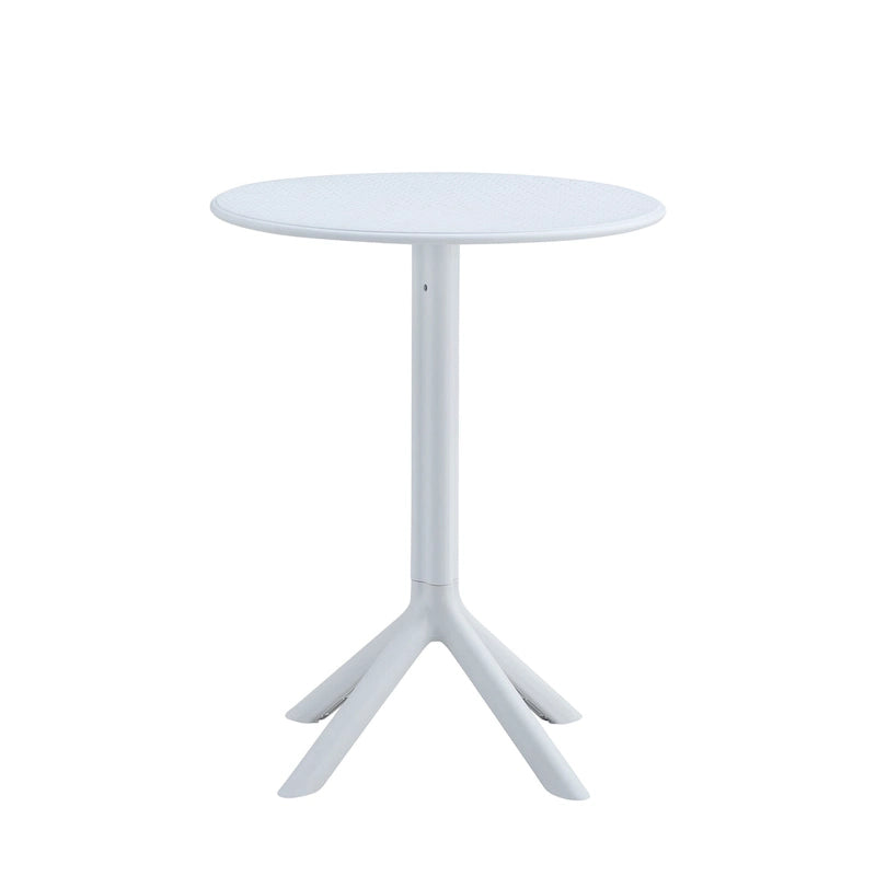 Ensemble bistro d'extérieur 3 pièces, 2 chaises empilables et 1 table, en résine durable pour balcon, terrasse, jardin