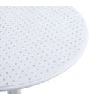 Ensemble bistro d'extérieur 3 pièces, 2 chaises empilables et 1 table, en résine durable pour balcon, terrasse, jardin