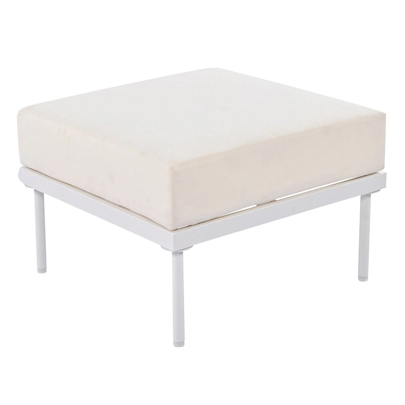 Ensemble de canapé d'angle 8 pièces pour patio avec table basse