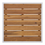 Ensemble de canapé d'angle 8 pièces pour patio avec table basse