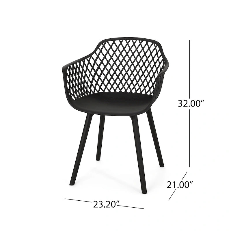 Chaise de salle à manger d'extérieur