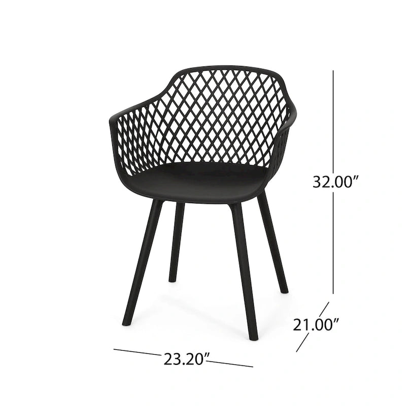 Chaise de salle à manger d'extérieur