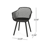 Chaise de salle à manger d'extérieur