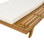 Christopher Knight Home - Chaise longue d'extérieur réglable Harrison en acacia (ensemble de 4)