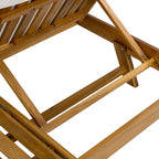 Christopher Knight Home - Chaise longue d'extérieur réglable Harrison en acacia (ensemble de 4)