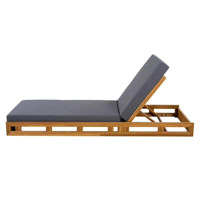 Christopher Knight Home - Ensemble de chaises longues d'extérieur Johnson en acacia