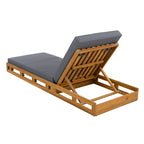 Christopher Knight Home - Ensemble de chaises longues d'extérieur Johnson en acacia