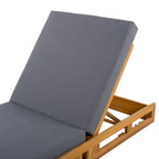 Christopher Knight Home - Ensemble de chaises longues d'extérieur Johnson en acacia