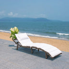 Chaise longue d'extérieur SAFAVIEH Nihada - 79 cm (L) x 25 cm (P) x 14 cm (H)