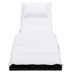 Chaise longue d'extérieur SAFAVIEH Nihada - 79 cm (L) x 25 cm (P) x 14 cm (H)