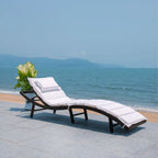 Chaise longue d'extérieur SAFAVIEH Nihada - 79 cm (L) x 25 cm (P) x 14 cm (H)