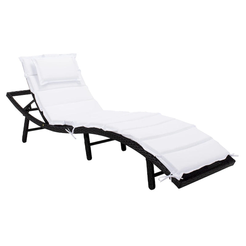 Chaise longue d'extérieur SAFAVIEH Nihada - 79 cm (L) x 25 cm (P) x 14 cm (H)