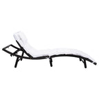 Chaise longue d'extérieur SAFAVIEH Nihada - 79 cm (L) x 25 cm (P) x 14 cm (H)