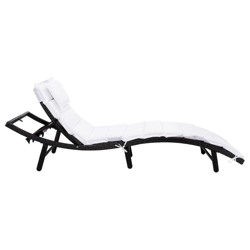 Chaise longue d'extérieur SAFAVIEH Nihada - 79 cm (L) x 25 cm (P) x 14 cm (H)