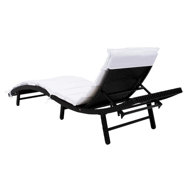 Chaise longue d'extérieur SAFAVIEH Nihada - 79 cm (L) x 25 cm (P) x 14 cm (H)