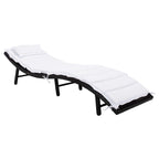 Chaise longue d'extérieur SAFAVIEH Nihada - 79 cm (L) x 25 cm (P) x 14 cm (H)