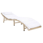 Chaise longue d'extérieur SAFAVIEH Nihada - 79 cm (L) x 25 cm (P) x 14 cm (H)
