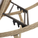 Chaise longue d'extérieur SAFAVIEH Nihada - 79 cm (L) x 25 cm (P) x 14 cm (H)