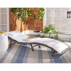 Chaise longue d'extérieur SAFAVIEH Nihada - 79 cm (L) x 25 cm (P) x 14 cm (H)