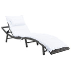Chaise longue d'extérieur SAFAVIEH Nihada - 79 cm (L) x 25 cm (P) x 14 cm (H)