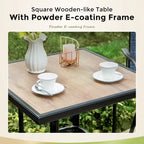 Ensemble table et tabourets de bar pivotants rembourrés 3 pièces Namota par Havenside Home
