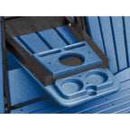 Fauteuil berçant deux places à dossier éventail American Furniture Classics avec tablette/porte-gobelet rabattable - Non disponible