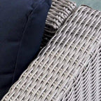 Ensemble de canapés d'angle d'extérieur en résine tressée 8 pièces Santa Rosa avec coussins par Christopher Knight Home