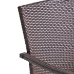 Ensemble de salle à manger d'extérieur Corleone 7 pièces avec coussins par Christopher Knight Home