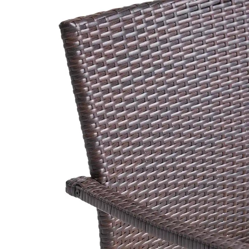 Ensemble de salle à manger d'extérieur Corleone 7 pièces avec coussins par Christopher Knight Home