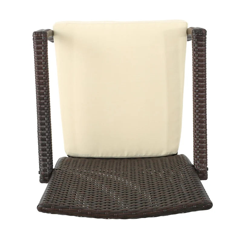 Ensemble de salle à manger d'extérieur Corleone 7 pièces avec coussins par Christopher Knight Home