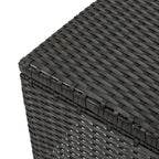 Ensemble de conversation 4 pièces en résine tressée Cordoba avec coussins, par Christopher Knight Home