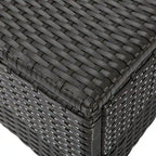 Ensemble de conversation 4 pièces en résine tressée Cordoba avec coussins, par Christopher Knight Home