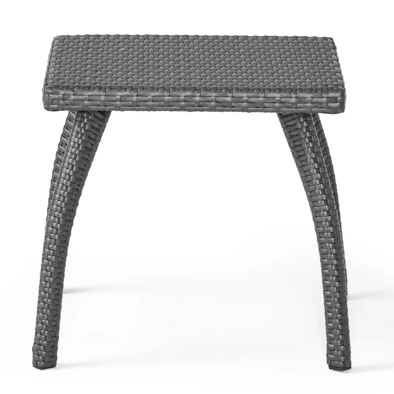 Table d'appoint d'extérieur en osier Honolulu par Christopher Knight Home
