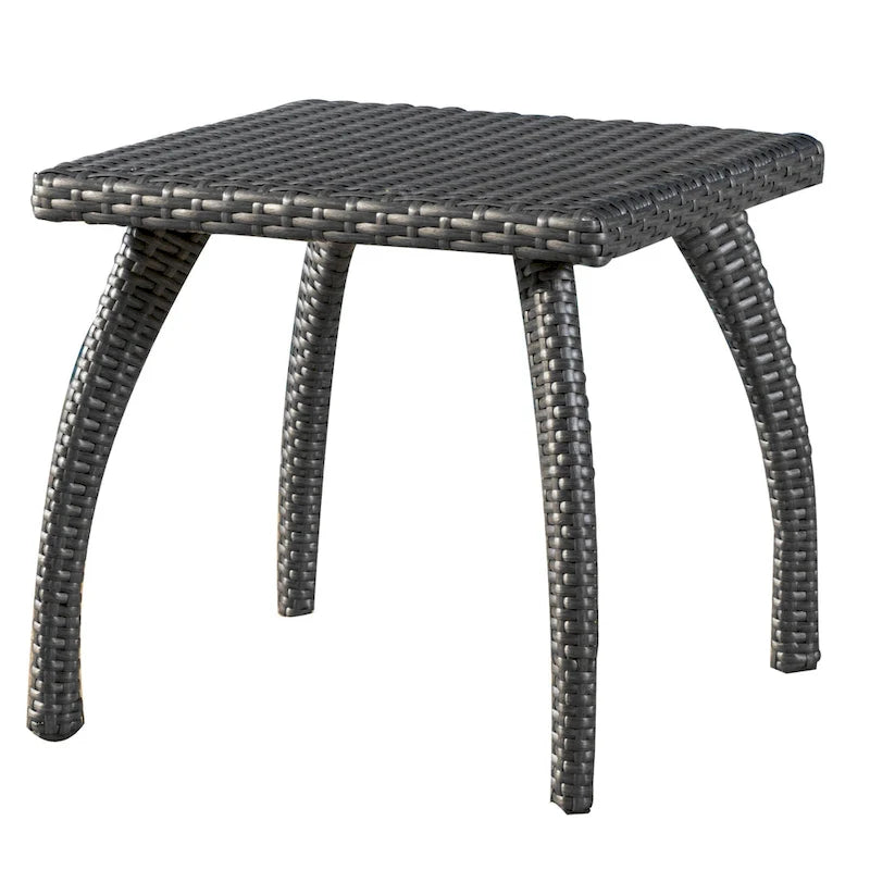 Table d'appoint d'extérieur en osier Honolulu par Christopher Knight Home