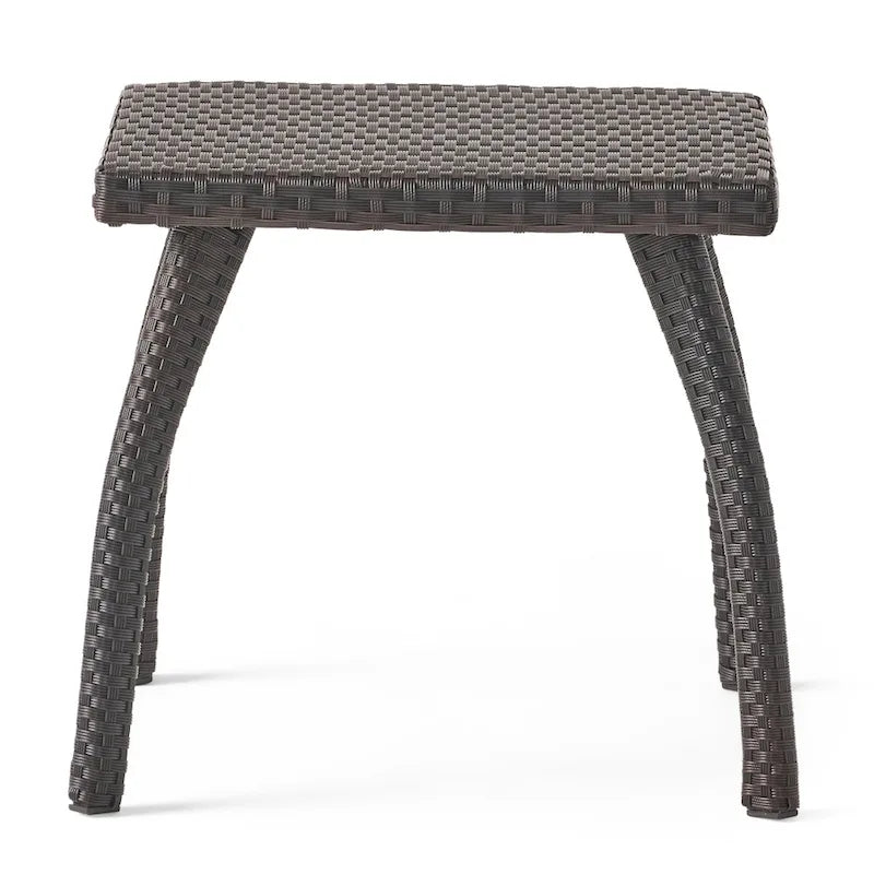 Table d'appoint d'extérieur en osier Honolulu par Christopher Knight Home