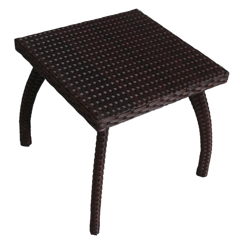 Table d'appoint d'extérieur en osier Honolulu par Christopher Knight Home