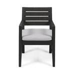 Chaises de salle à manger d'extérieur Nestor en bois d'acacia par Christopher Knight Home