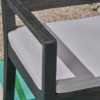 Chaises de salle à manger d'extérieur Nestor en bois d'acacia par Christopher Knight Home