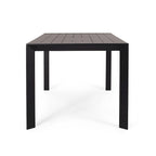 Ensemble de salle à manger d'extérieur Naop en maille et aluminium, 7 pièces, par Christopher Knight Home