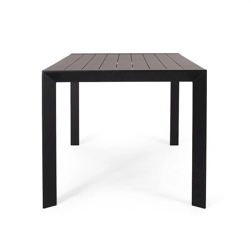 Ensemble de salle à manger d'extérieur Naop en maille et aluminium, 7 pièces, par Christopher Knight Home