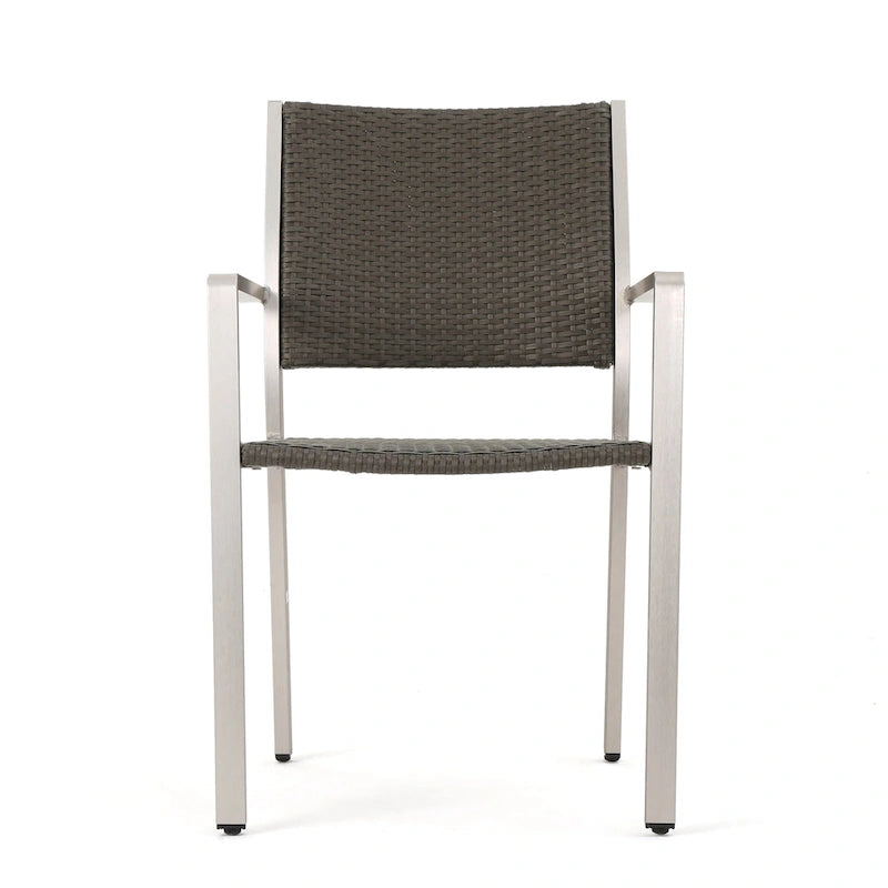 Ensemble repas d'extérieur Cape Coral + ensemble conversation + chaises longues + table basse par Christopher Knight Home