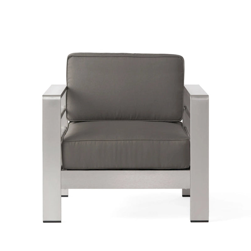 Ensemble repas d'extérieur Cape Coral + ensemble conversation + chaises longues + table basse par Christopher Knight Home