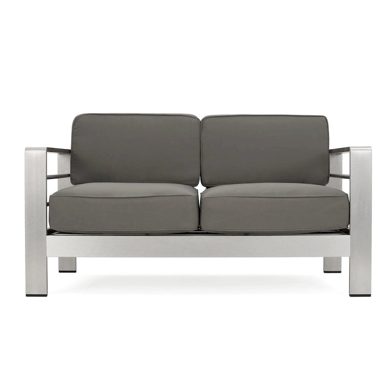 Ensemble repas d'extérieur Cape Coral + ensemble conversation + chaises longues + table basse par Christopher Knight Home