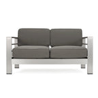Ensemble repas d'extérieur Cape Coral + ensemble conversation + chaises longues + table basse par Christopher Knight Home