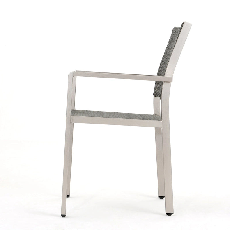 Ensemble repas d'extérieur Cape Coral + ensemble conversation + chaises longues + table basse par Christopher Knight Home