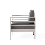 Ensemble repas d'extérieur Cape Coral + ensemble conversation + chaises longues + table basse par Christopher Knight Home