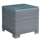 Table d'appoint contemporaine Bryon de 51 cm (20 pouces) en osier, par Furniture of America