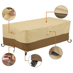 Housse de table de foyer rectangulaire Veranda de 56 pouces, résistante à l'eau, de Classic Accessories